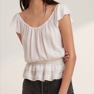 Aritzia Talula Templin Blouse in Pale Pink